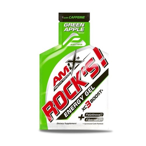 Amix Rock's Energy Gel - s kofeinem - 32g - Green Apple